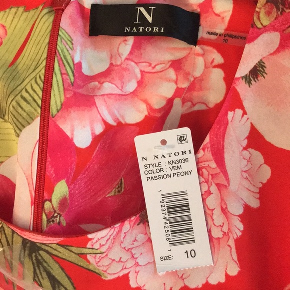 Natori Passion Peony Dress sizes 8 and 10 - Picture 7 of 8